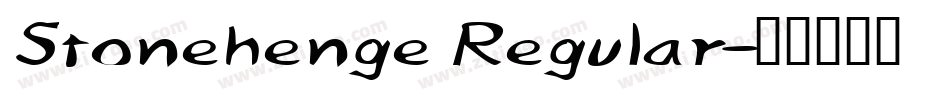 Stonehenge Regular字体转换